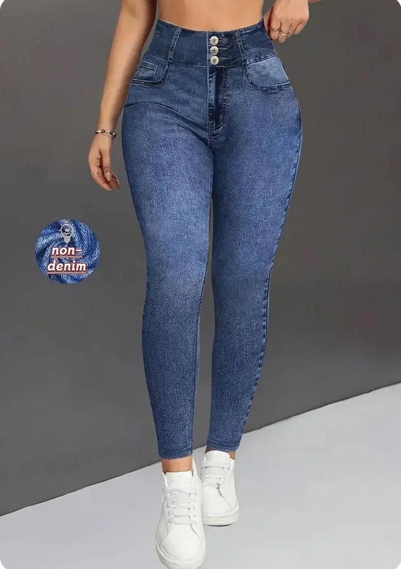 Legging feminina para academia/yoga, elástica