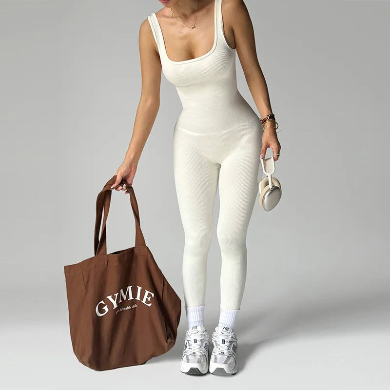 Macacão fitness sem costura, bodysuit slim, alta elasticidade